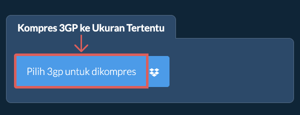 Kompres 3gp Di Bawah ukuran tertentu