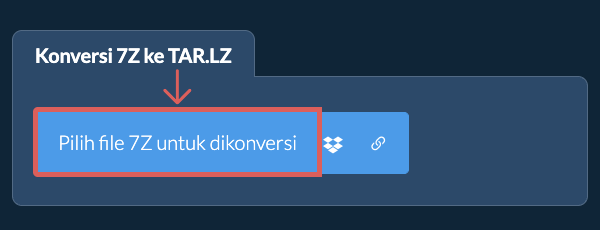 Konversi 7Z ke TAR.LZ