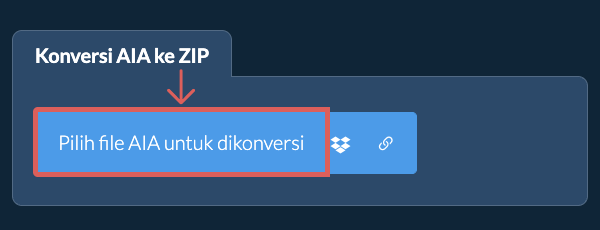 Konversi AIA ke ZIP
