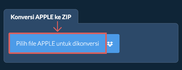 Konversi APPLE ke ZIP