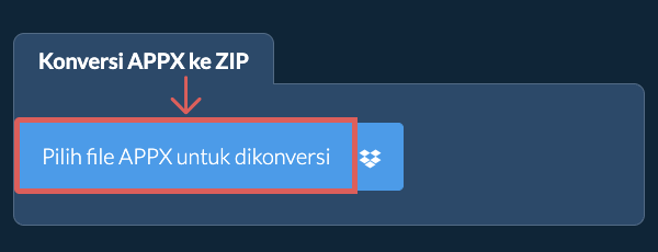 Konversi APPX ke ZIP