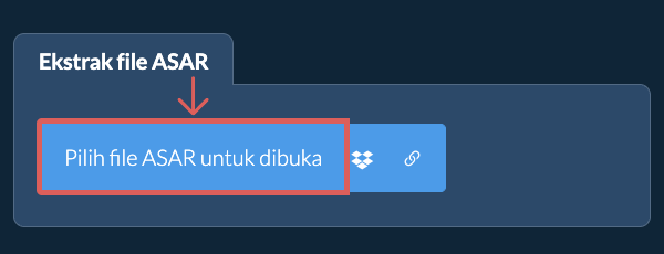 Ekstrak file ASAR