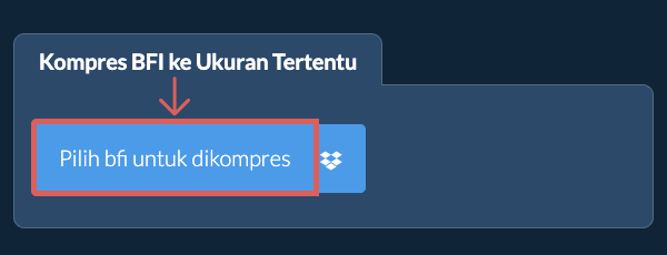 Kompres bfi Di Bawah ukuran tertentu