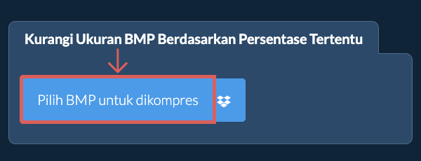 Kurangi Ukuran BMP Sebesar persentase tertentu