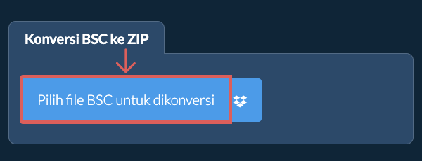 Konversi BSC ke ZIP