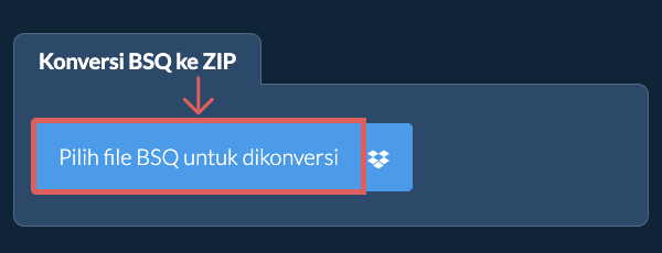 Konversi BSQ ke ZIP