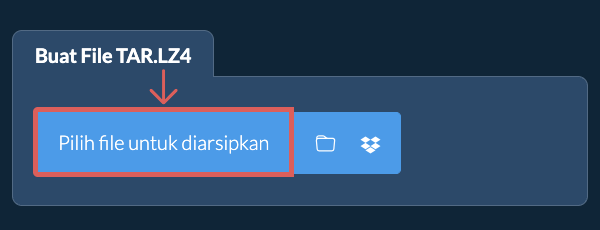 1. Buat File TAR.LZ4