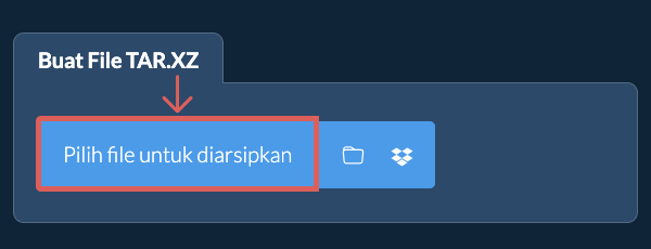 1. Buat File TAR.XZ