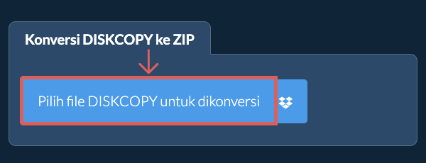 Konversi DISKCOPY ke ZIP