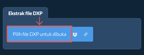 Ekstrak file DXP