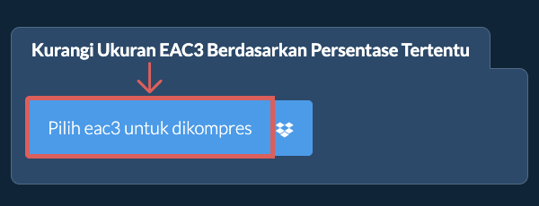 Kurangi Ukuran eac3 Sebesar persentase tertentu