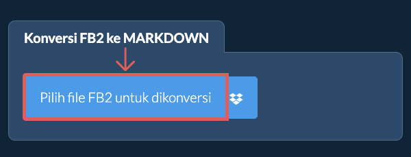 Konversi FB2 ke MARKDOWN