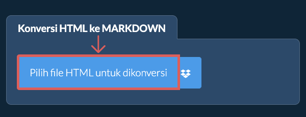 Konversi HTML ke MARKDOWN