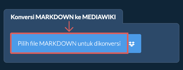 Konversi MARKDOWN ke MEDIAWIKI