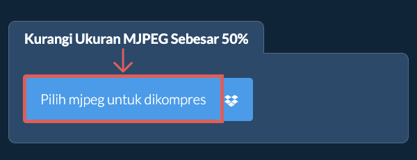 Kurangi Ukuran mjpeg Sebesar 50%