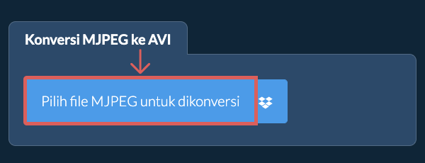 Konversi MJPEG ke AVI