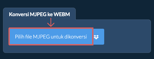 Konversi MJPEG ke WEBM