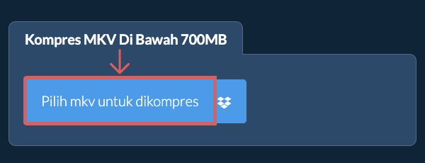 Kompres mkv Di Bawah 700MB