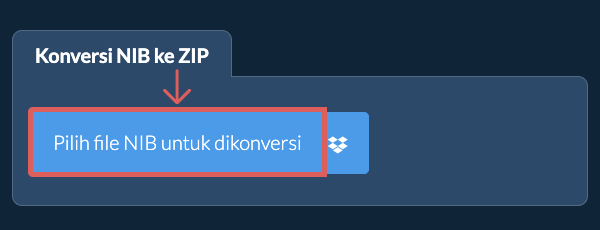 Konversi NIB ke ZIP