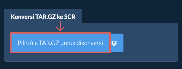 Konversi TAR.GZ ke SCR