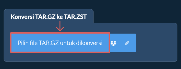 Konversi TAR.GZ ke TAR.ZST