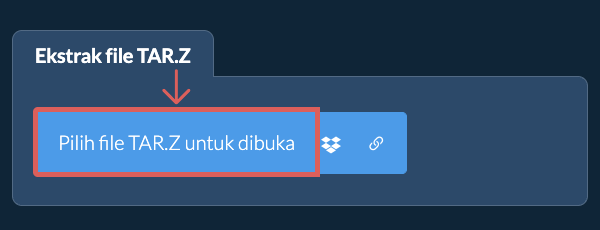 Ekstrak file TAR.Z