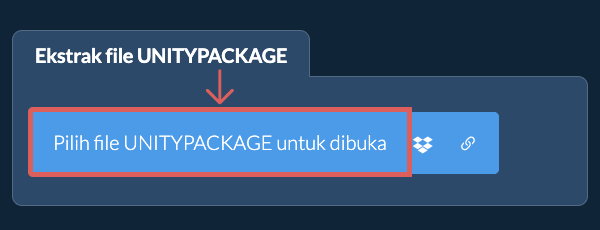 Ekstrak file UNITYPACKAGE