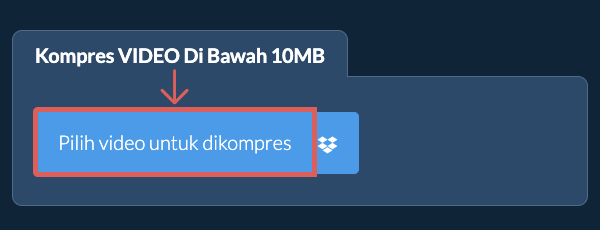 Kompres video Di Bawah 10MB