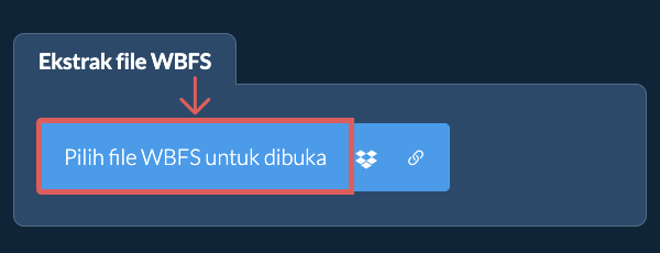 Ekstrak file WBFS