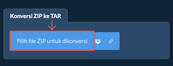 Konversi ZIP ke TAR
