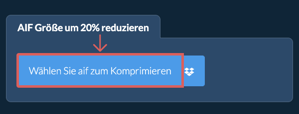aif Größe um 20% reduzieren