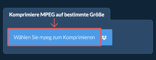 Komprimieren Sie mpeg unter einer bestimmten Größe