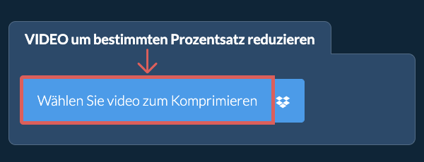 video Größe um einen bestimmten Prozentsatz reduzieren