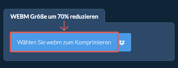 webm Größe um 70% reduzieren