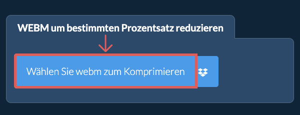webm Größe um einen bestimmten Prozentsatz reduzieren