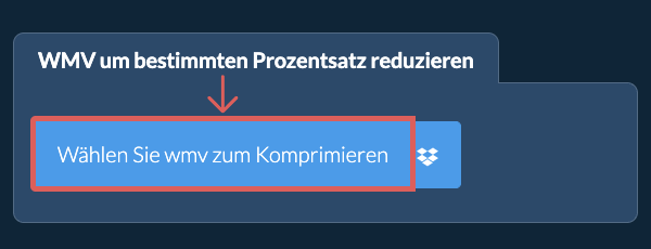 wmv Größe um einen bestimmten Prozentsatz reduzieren