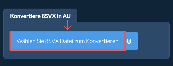 Konvertiere 8SVX in AU