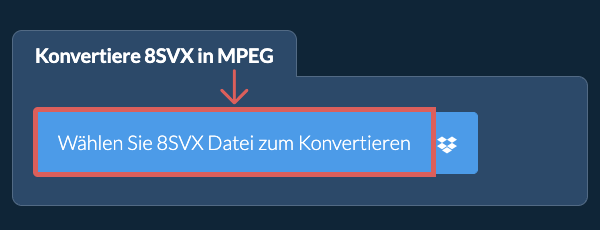 Konvertiere 8SVX in MPEG