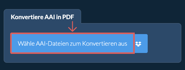 Konvertiere AAI in PDF