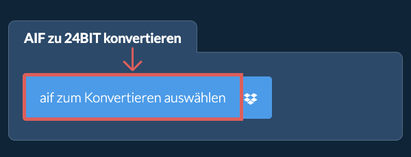 aif zu 24bit konvertieren