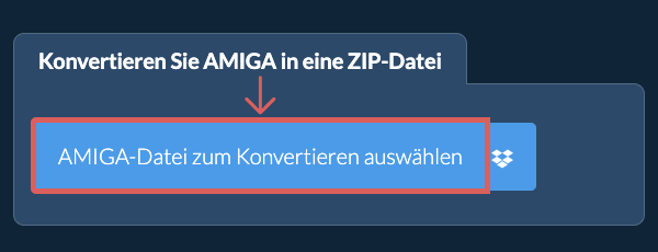 Konvertieren Sie AMIGA in eine ZIP-Datei