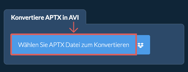 Konvertiere APTX in AVI