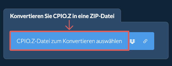 Konvertieren Sie CPIO.Z in eine ZIP-Datei