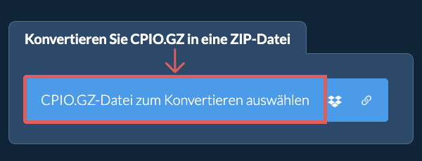 Konvertieren Sie CPIO.GZ in eine ZIP-Datei