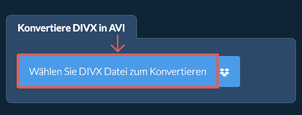 Konvertiere DIVX in AVI