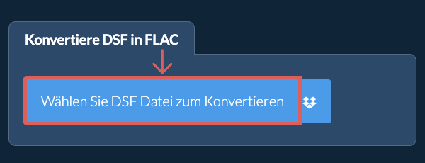 Konvertiere DSF in FLAC