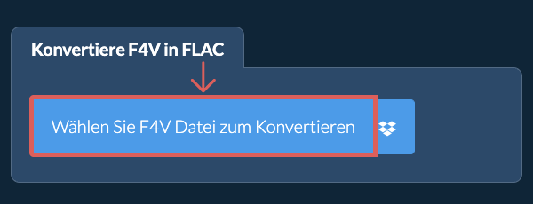 Konvertiere F4V in FLAC