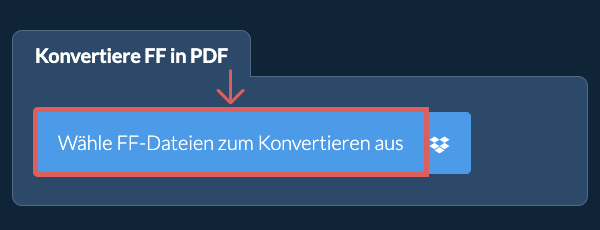 Konvertiere FF in PDF