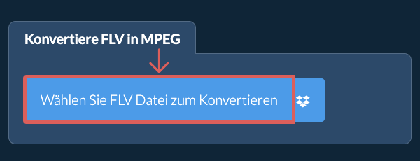 Konvertiere FLV in MPEG