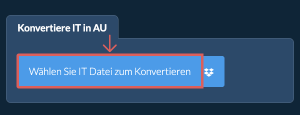 Konvertiere IT in AU
